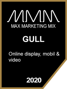 Gull – Online display, mobil og video (ANFO Max Marketing Mix 2020)